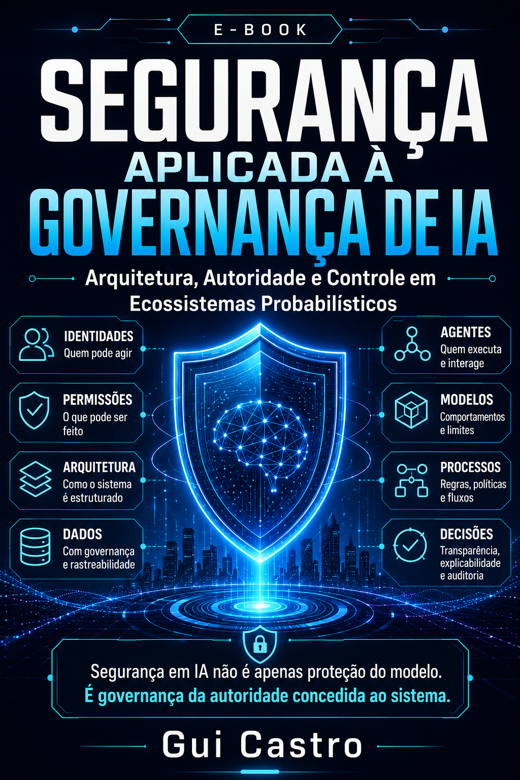 Capa do e-book Segurança Aplicada à Governança de IA